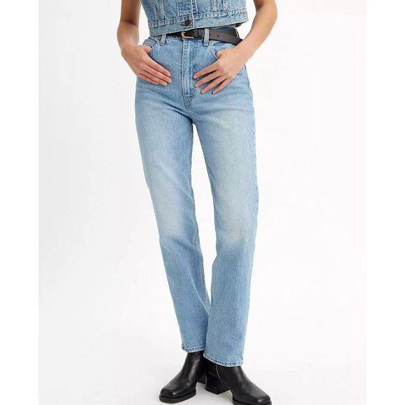 Levi's 70's High Rise Slim Straight Jeans - Picture 1 of 9